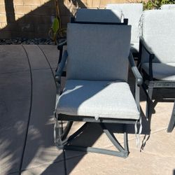 6 Black Martha Living Chairs For Sale
