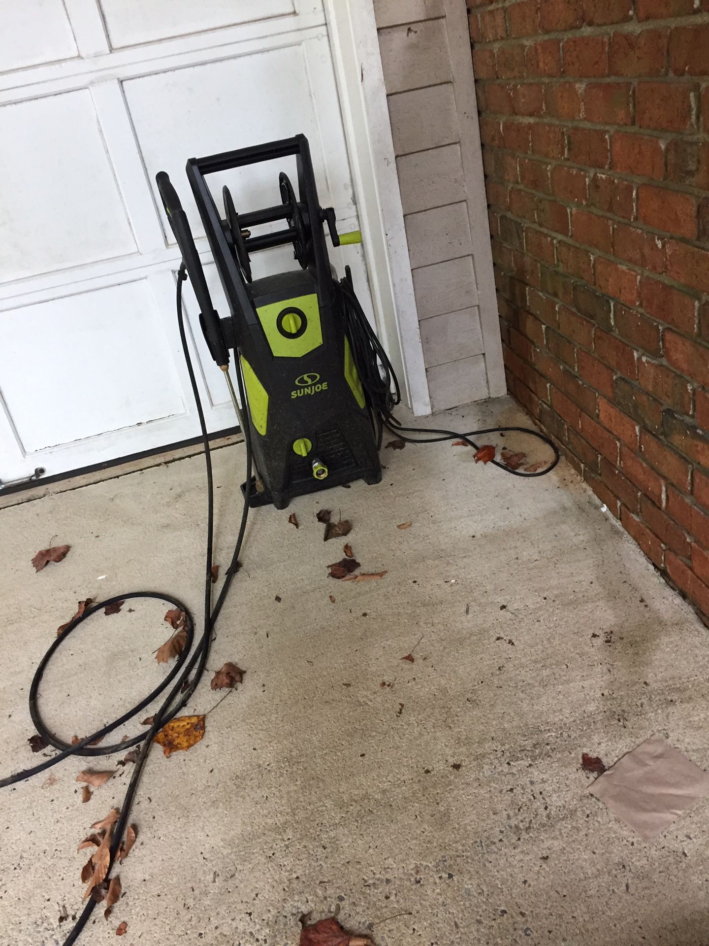 Sunjoe pressure washer