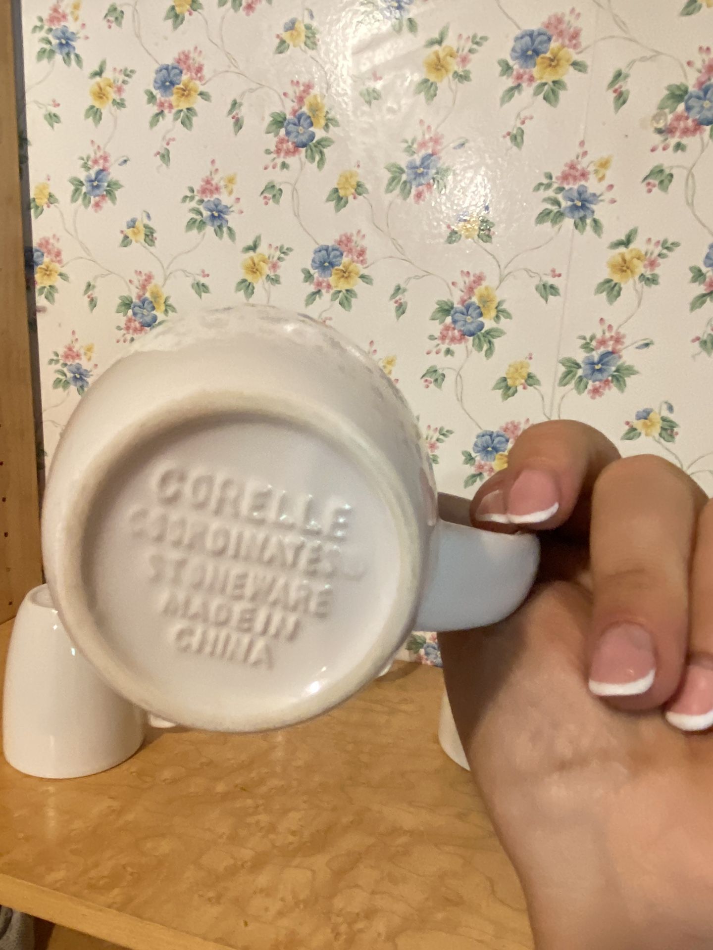 White Corelle Coffee Cups