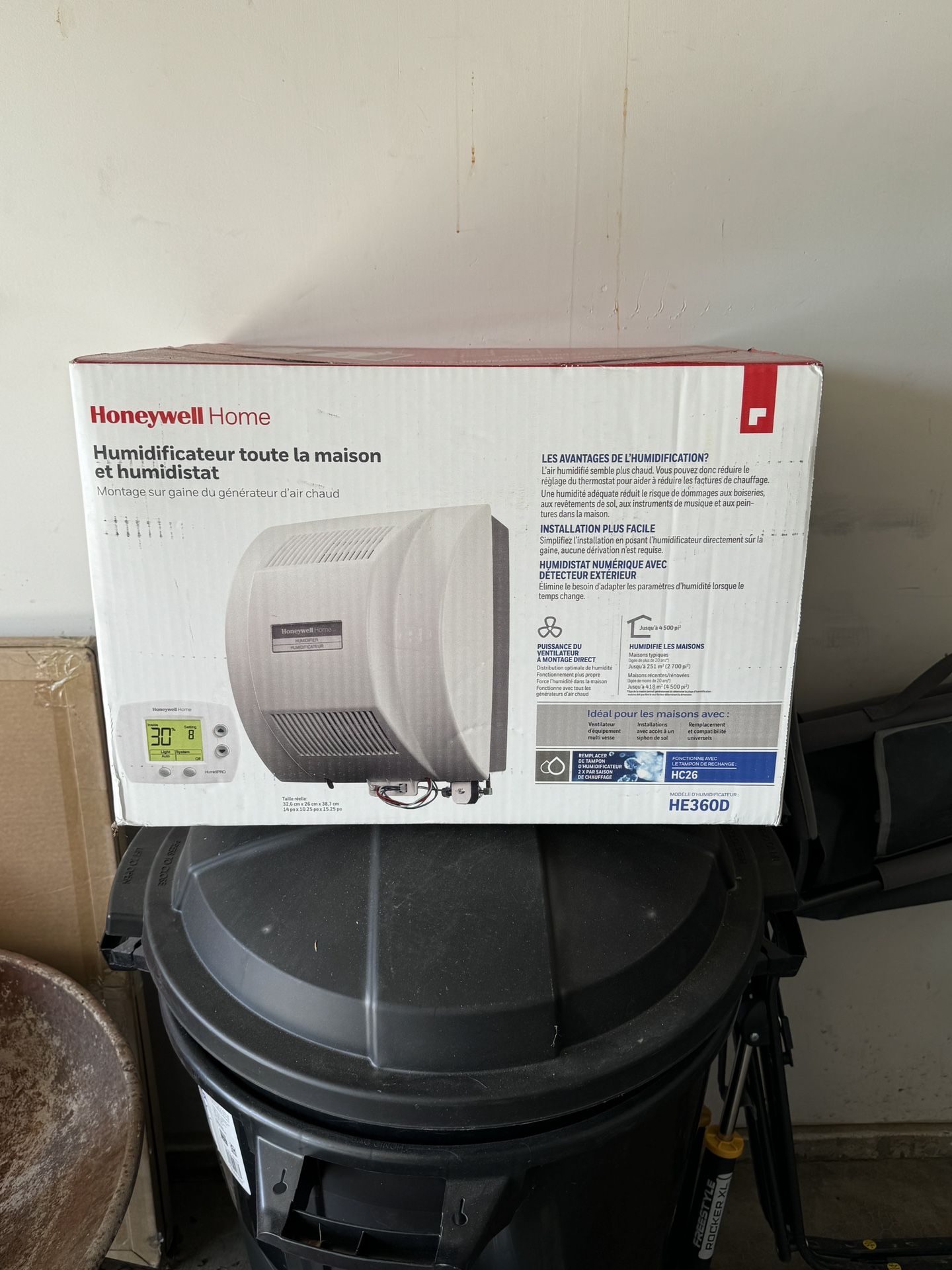 Honeywell Home Whole-House Humidifier & Thermostat HE360D