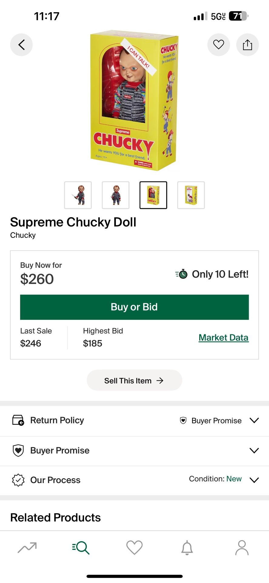 Supreme Chucky Doll