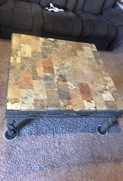 Antique Tile living room table
