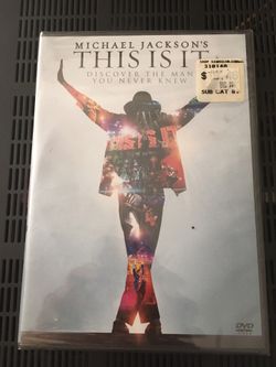 Michael Jackson -This is it DVD - New