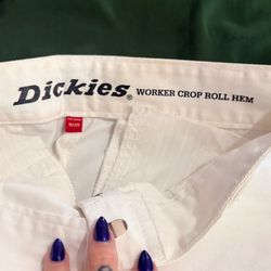 White baggy, dickie jeans