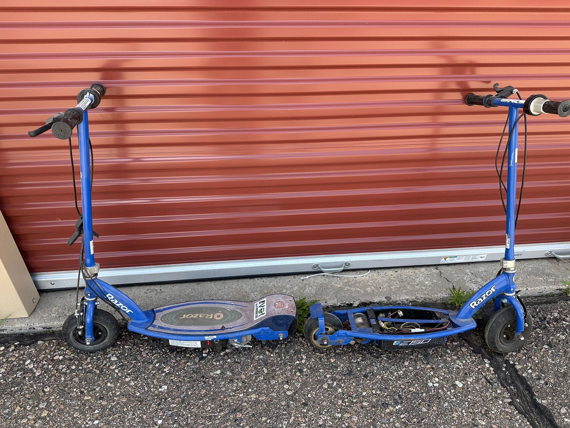 2 Razor E300 electric scooters