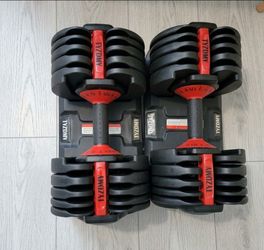 TYZDMY Adjustable Dumbbell Set with Trays