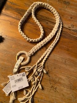 American Eagle Shell boho belt Womens
