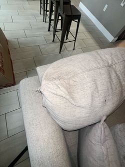 Free Light cream Fabric Sofa and Love seat