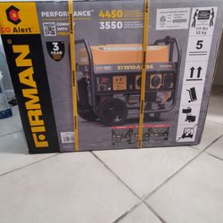 New In Box Firman Gas Generator 