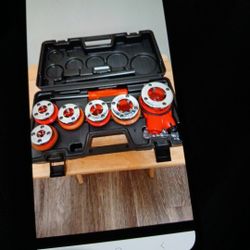 Ratcheting Pipe Threading Set 