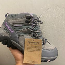Bearpaw Corsica Women's Leather Hiking Boots Gray Fog Size 9  new no box 