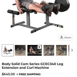 Leg Extension Double Gym Machine