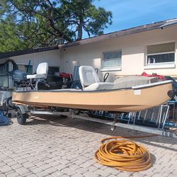 15/7ft 1992 Gheenoe 25hp Yamaha