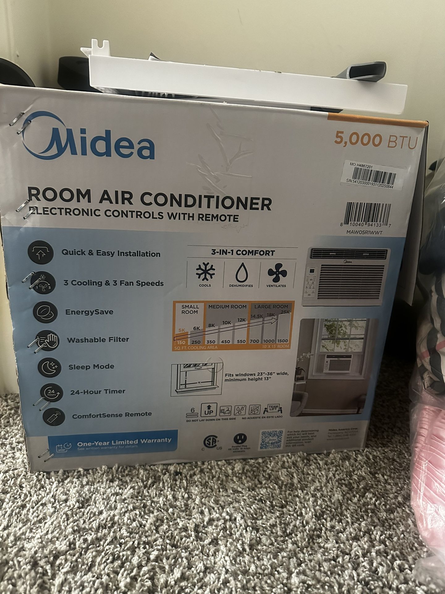 Midea  Air Conditioner With Remote