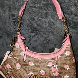 Juicy Couture Strawberry Satchel And Wallet