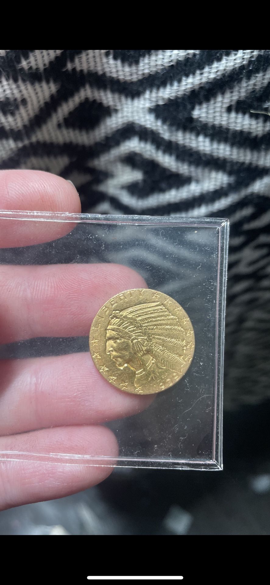 1909 Gold Indian Head Coin