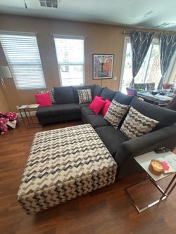 Gray Sectional one yr old