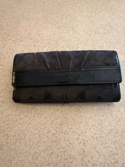 COACH  Leather  Black
