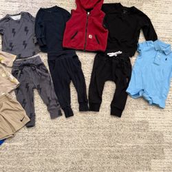Bundle Lot Of Baby Boy Clothes 