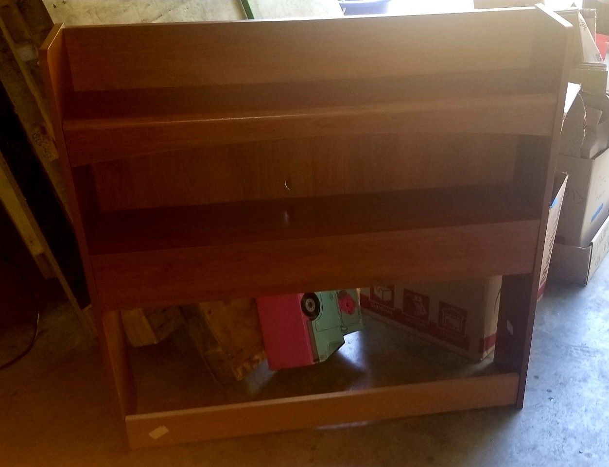 Twin headboard w/ bookshelves