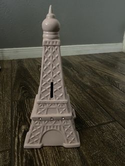 Baby Pink Paris piggy bank