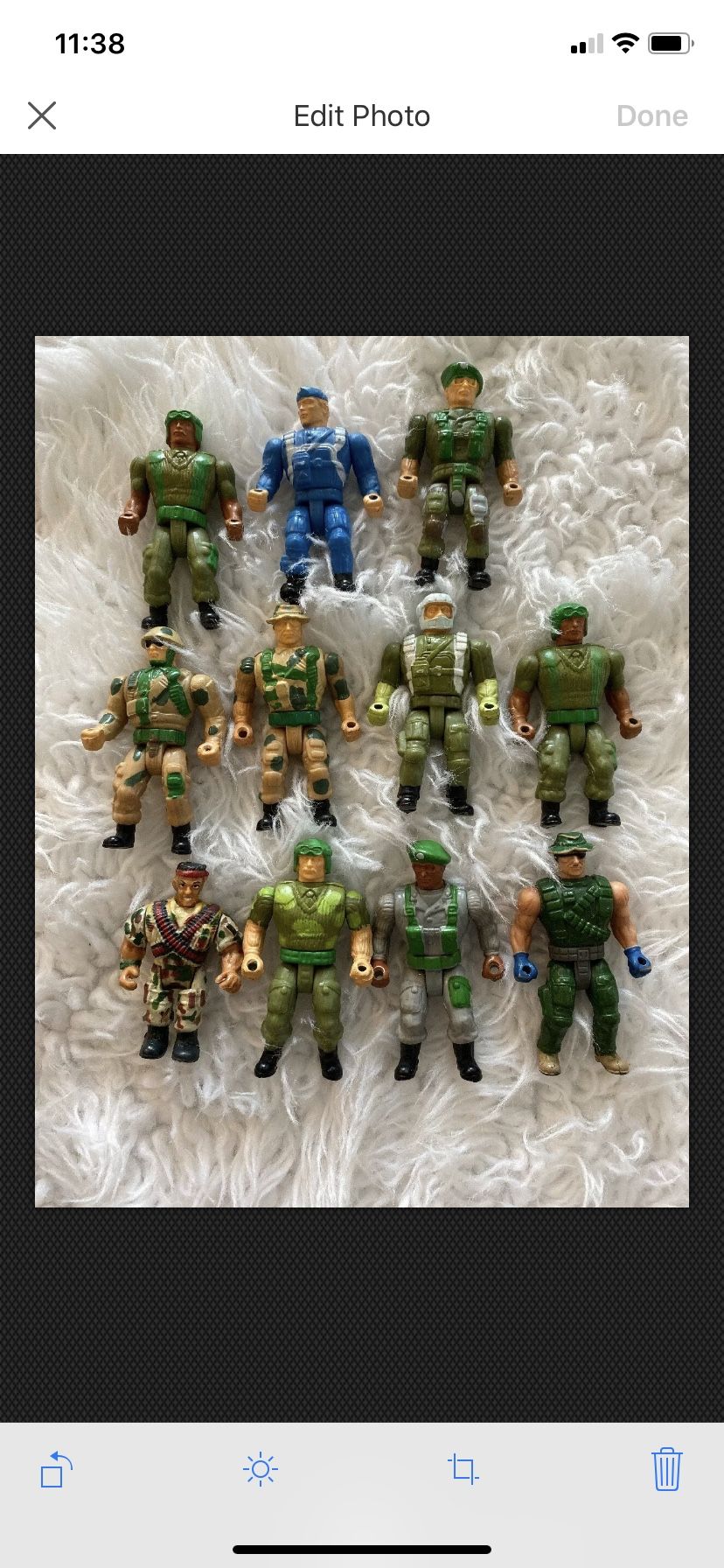 Vintage Small Soldiers Action Figures Approximately 2” Tall