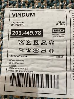 IKEA VINDUM Rug 4'4" x 5'11"