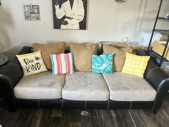 Sofa With All The Pillows