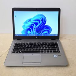 HP EliteBook Laptop w/14" FHD Screen,Intel VPro i7, 240GB SSD, 8GB RAM,HDMI,USB-C, Win 11pro,B&O sound->Durable and Very Fast!