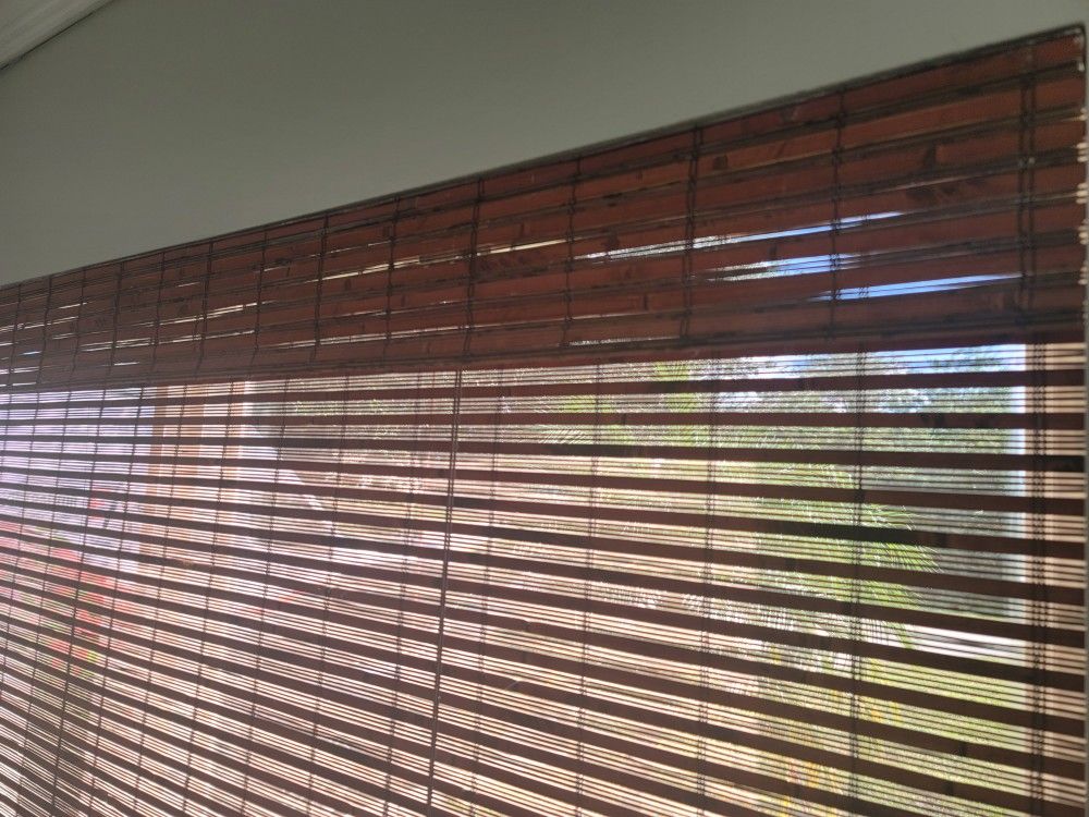 Bamboo blinds