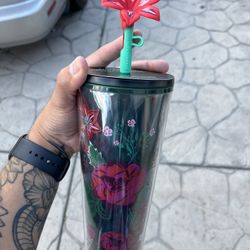 Starbucks Target Exclusive Poinsettia Straw Topper
