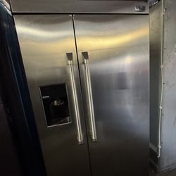 42” GE MONOGRAM SIDE BY SIDE 