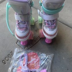 Little Girls Size Small 10-13 Roller Skates