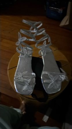 Butterfly wrap sandal
