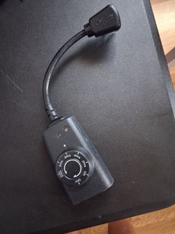 Outdoor Light Timer Plug with Dusk to Dawn