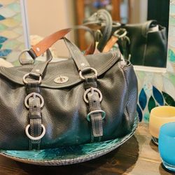 Coach Black Satchel - Like New