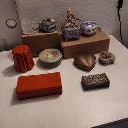 Trinket Boxes Jewelry Containers Holder $40 For All 
