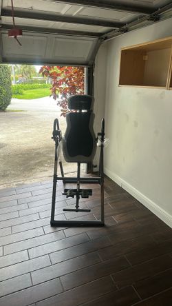 Workout equipment back stretcher inversion