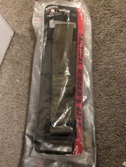 Blackwater Tactical Olive drab Riggers Belt Size Small New With Tags On Sealed In Original Packaging