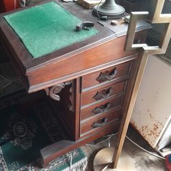 Antique Davenport Mahogany Desk