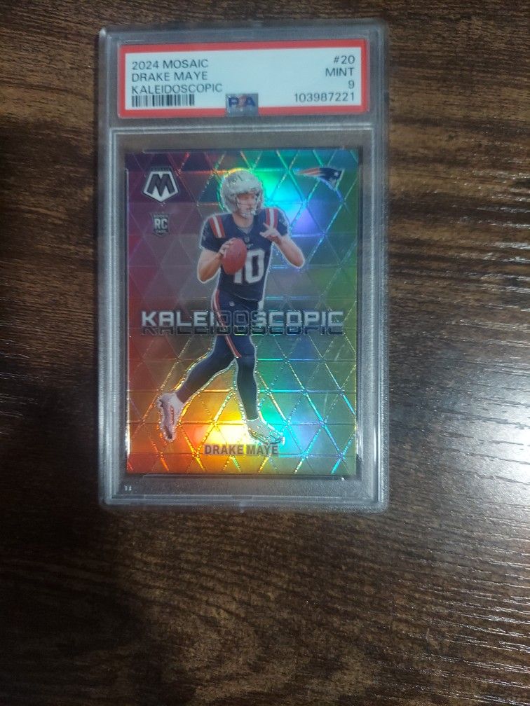 2024 Drake Maye Kaleidoscopic PSA 9