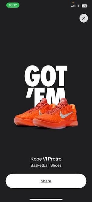 Nike Kobe 6 total orange