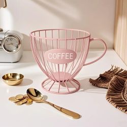 Super Cute Pink Modern Style Coffee Pod Holder