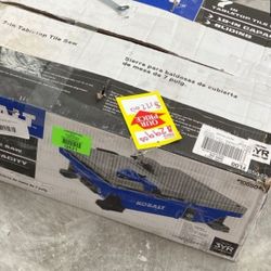 Kobalt 💎 Tile Saw 💎 KWSB72 06  AC