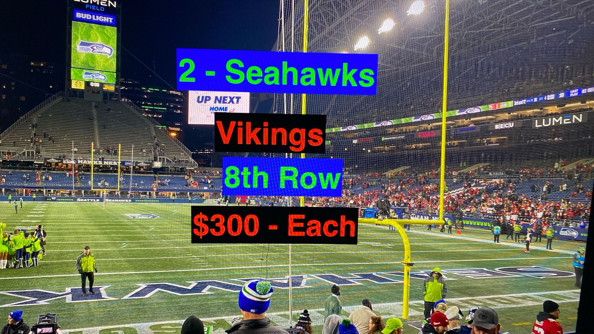 Seahawks Vikings Tickets
