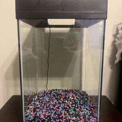 Top Fin Fish Tank- 10 Gallon Column Tank