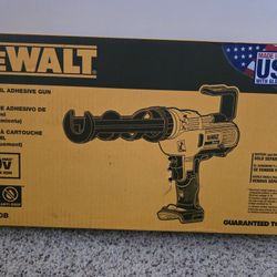 DEWALT 10 Ounce(s) Cordless Battery Powered Anti-Drip Rod Caulk Gun (Bare Tool) - New