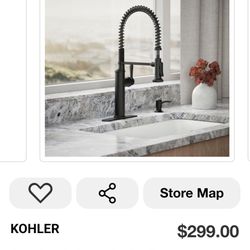 Single Handle Pull-Down Sprayer Kitchen Faucet