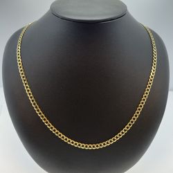 14K GOLD S CUBAN CHAIN. NEW.