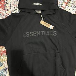 Essentials Black Hoodie 